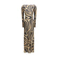 Beige Polyamide Long Dress