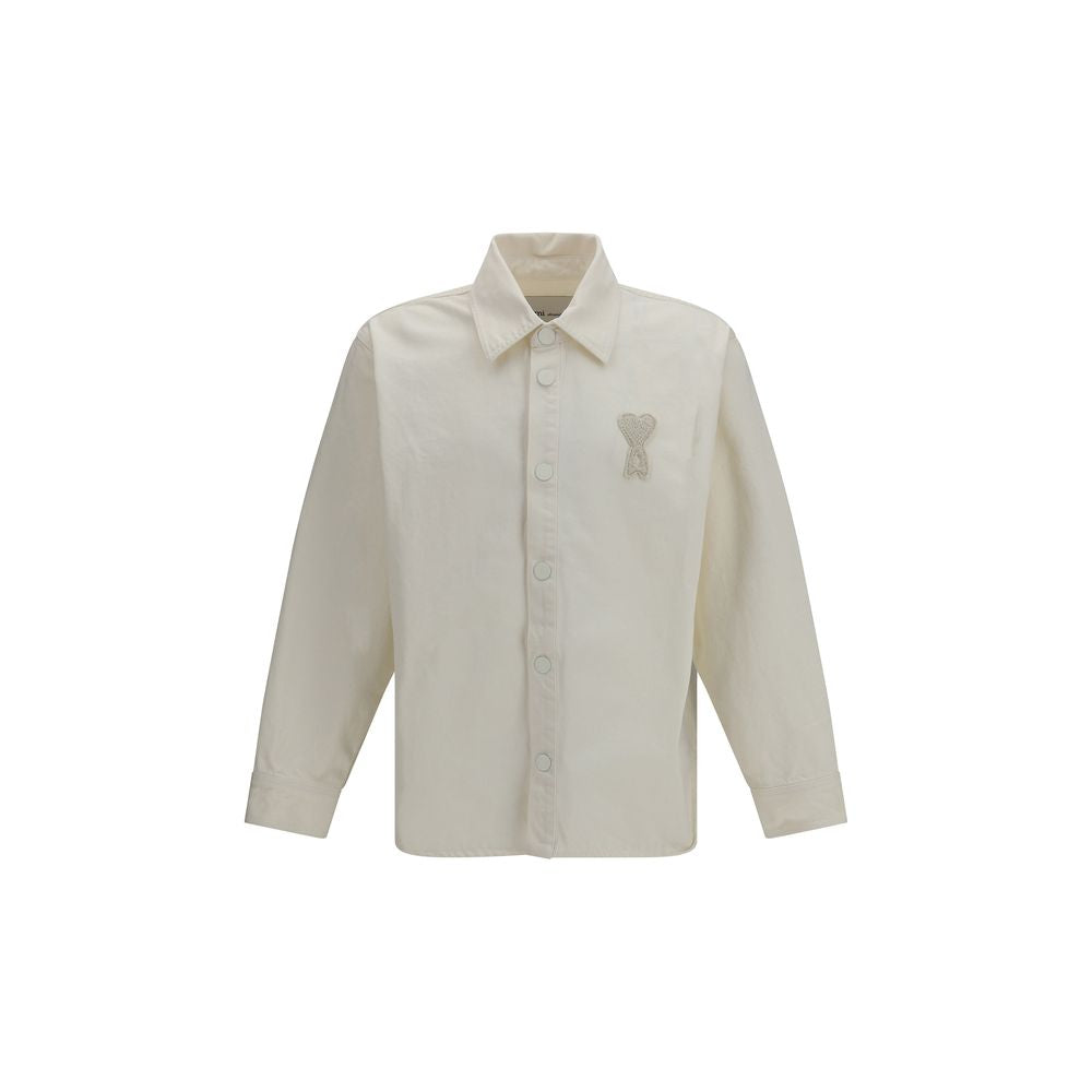 Beige Cotton Denim Jacket