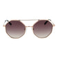 Rose Gold Metal Sunglasses