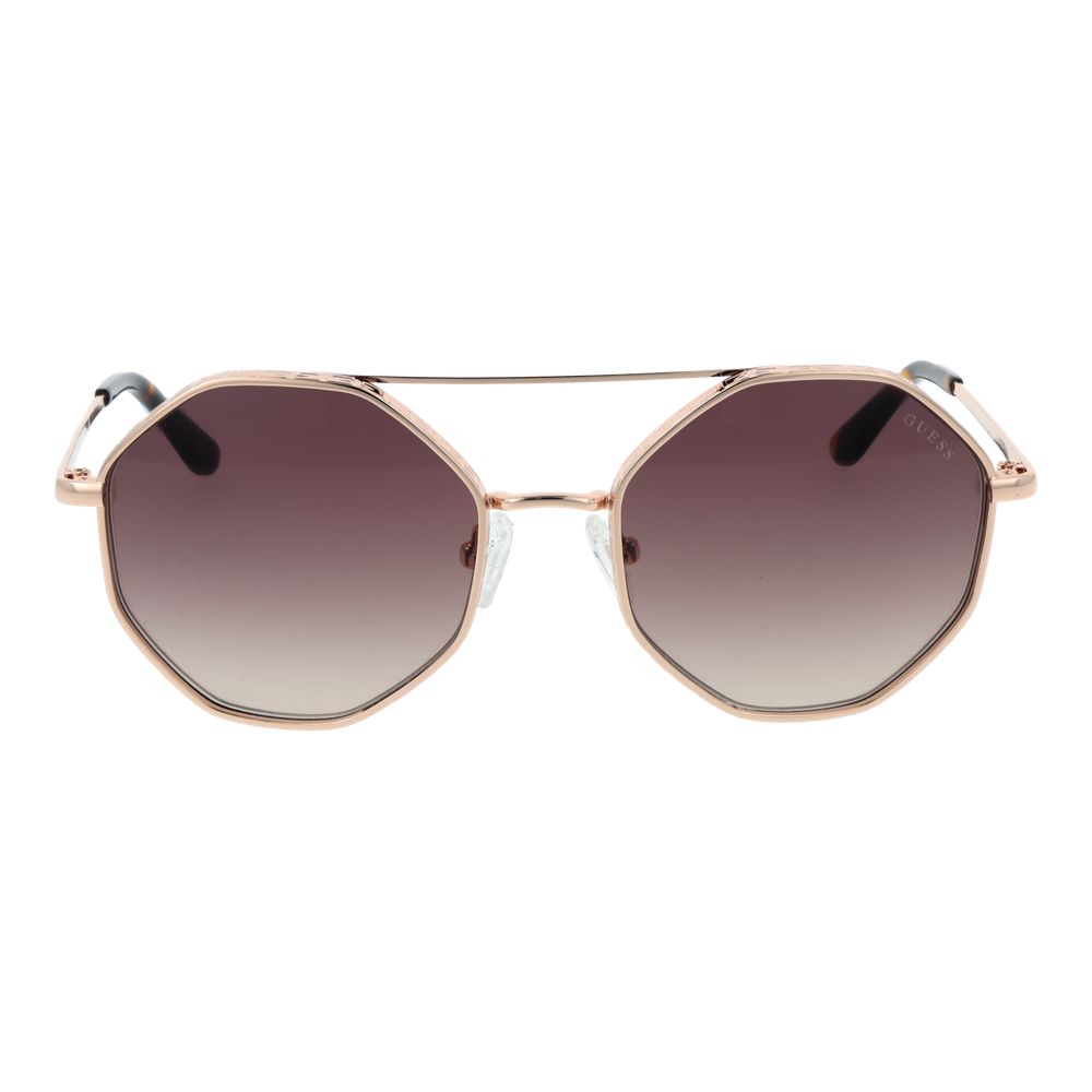 Rose Gold Metal Sunglasses