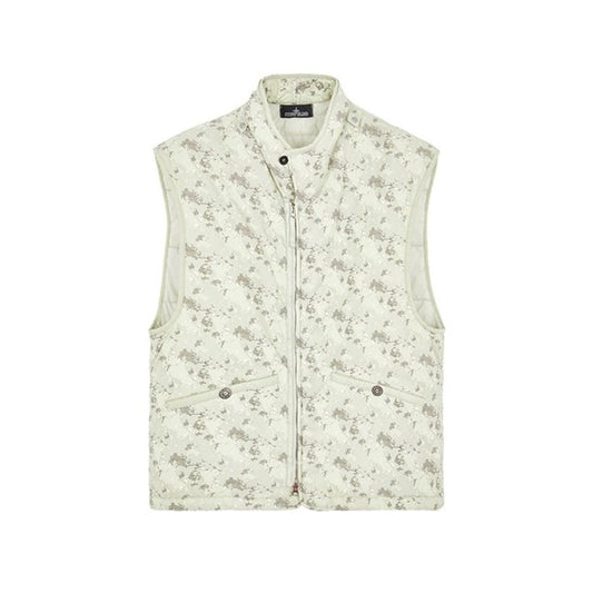 Bicolor Polyamide Sleveless Jacket