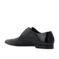 Black Calfskin Oxfords And Derbies