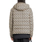 Beige Polyamide Full-Length Jacket