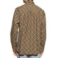 Brown Cotton Pattern Shirt