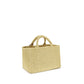 Beige Viscose Shoulder Bag