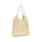 Beige Viscose Shoulder Bag