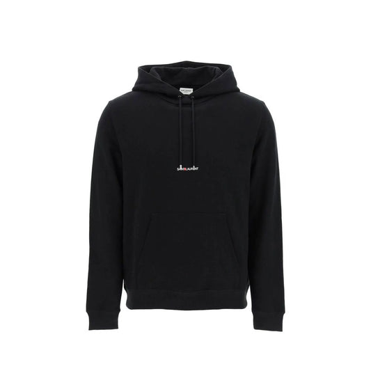 Black Cotton Sweatshirt