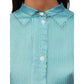 Blue Silk Pattern Shirt
