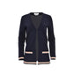 Blue Cotton Cardigan