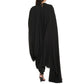 Black Elastane Casual Dress