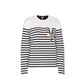 White Elastane Sweatshirt