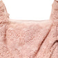 Pink Lace Long-Sleeved Evening Gown Dress