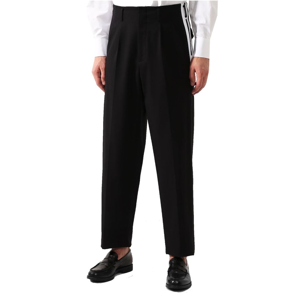 Black Cotton Pants