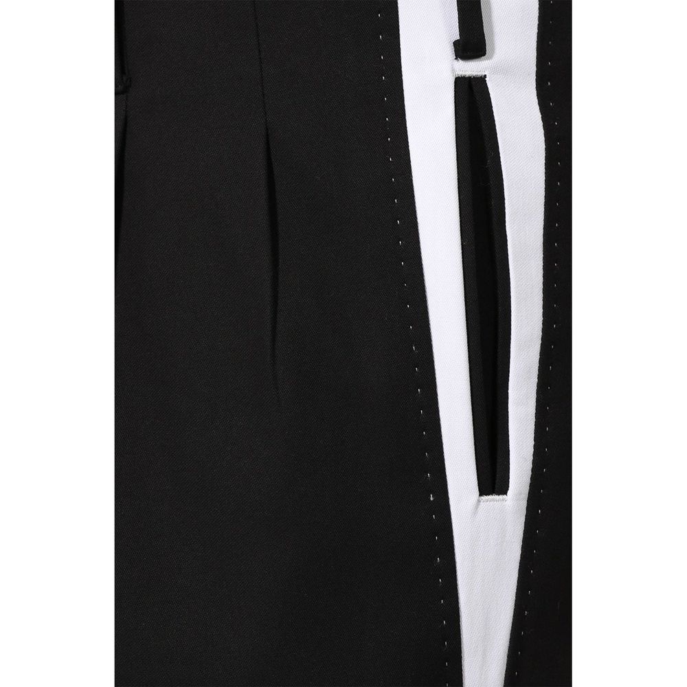 Black Cotton Pants