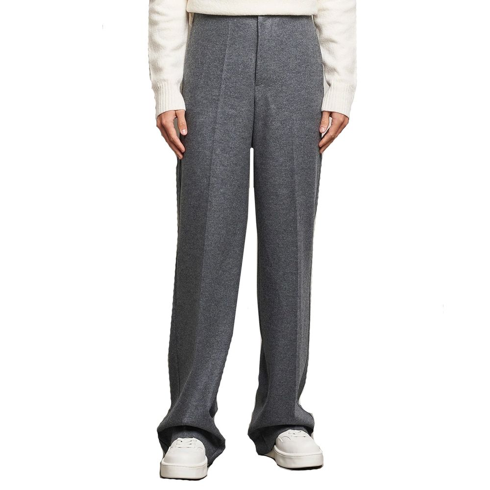 Gray Wool Dress Pants