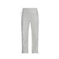 Gray Polyester Casual Pants