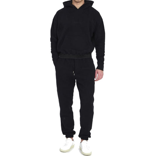 Black Cotton Joggers (Workout Pants)