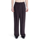 Brown Silk Casual Pants