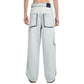 Blue Cotton Jeans Denim