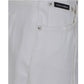 White Cotton Cargo Pants