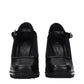 Black Leather High Heel Pumps