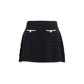 Black Cotton Mini Skirt