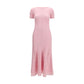 Multicolor Viscose Casual Dress