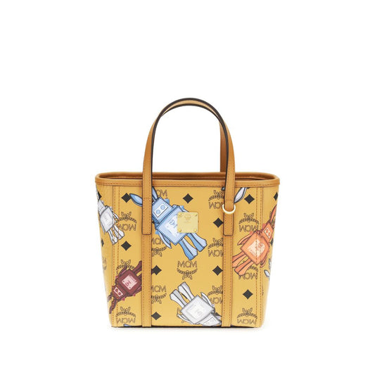 Beige Fabric Shoulder Bag