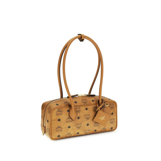 Brown Fabric Shoulder Bag