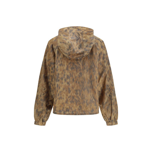 Beige Polyamide Shell Jacket