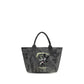 Gray Recycled Cotton Shoulder Bag