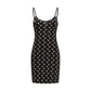 Black Polyamide Casual Dress