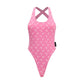 Multicolor Polyamide One-Piece Swimsuit