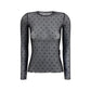 Black Polyamide Pattern Shirt