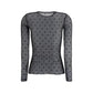 Black Polyamide Pattern Shirt