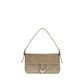 Beige Calf Leather Bos Taurus Shoulder Bag