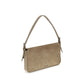 Beige Calf Leather Bos Taurus Shoulder Bag