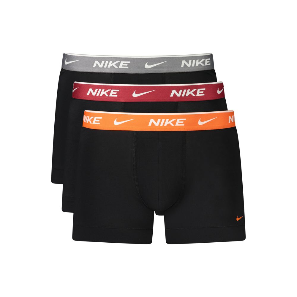 Black Cotton Men's Underwear