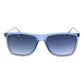 Blue Stainless Steel Sunglasses