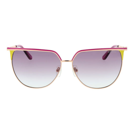 Rose Gold Metal Sunglasses