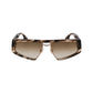 Brown Metal & Plastic Sunglasses