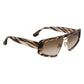 Brown Metal & Plastic Sunglasses