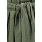 Bicolor Cotton Casual Pants