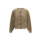 Beige Linen Cardigan