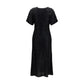 Black Linen Cocktail Dress