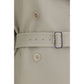 Beige Cotton Trench Coat