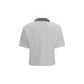 White Cotton Polo Shirt