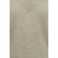 Beige Linen Sweatshirt