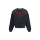 Black Cotton Sweatshirt