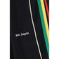 Black Polyester Bermuda Shorts